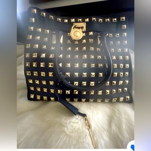 Michael Kors Pyramid Studded Navy Hamilton